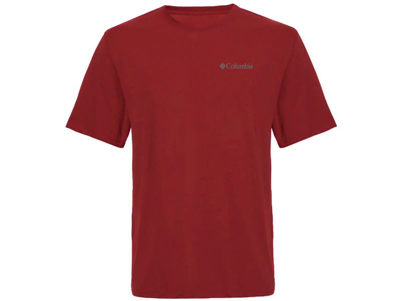 Camiseta-Columbia-Basica-Algodao-MC-Red-Jasper